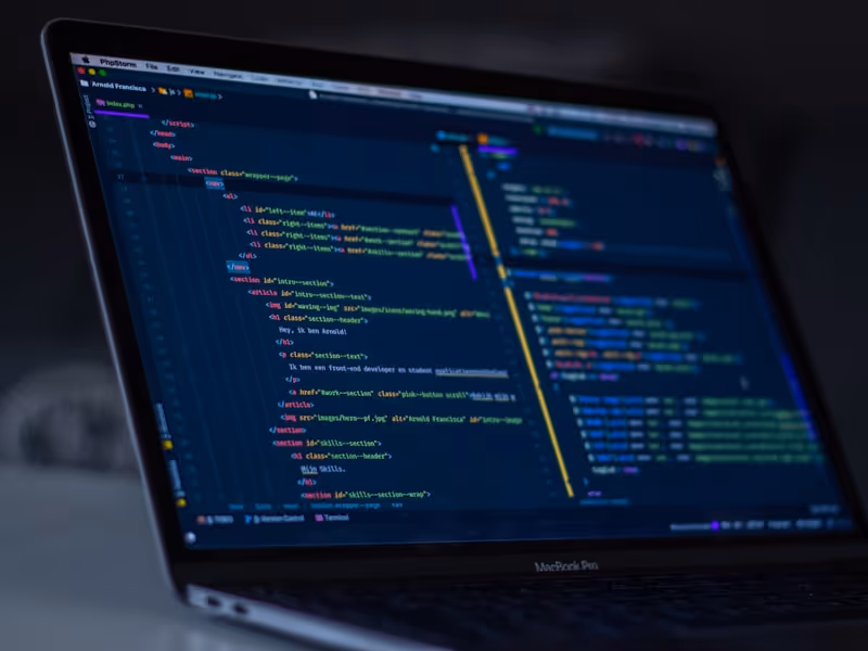 Modern web application interface with development tools